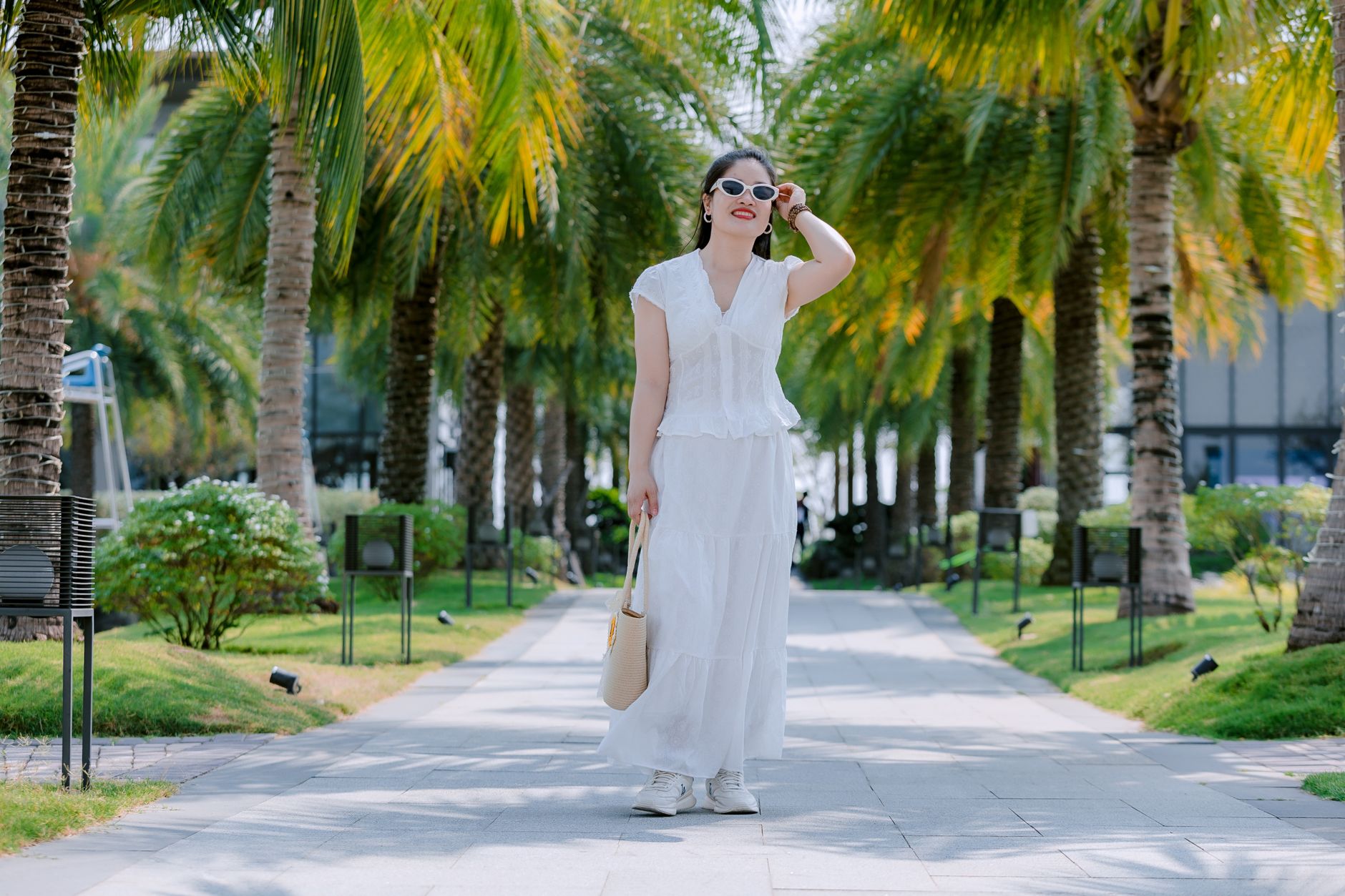 All-White Dressing
