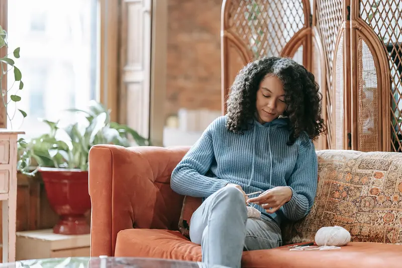 Azure-Blue Sweater
