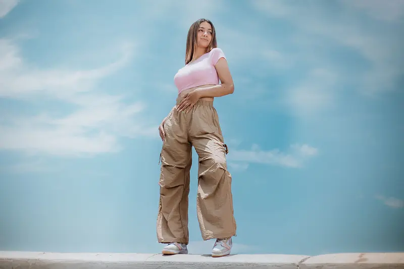 Beige Trousers