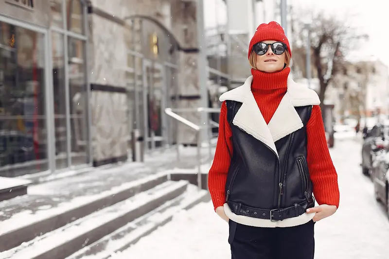 Funnel-Neck Jacket
