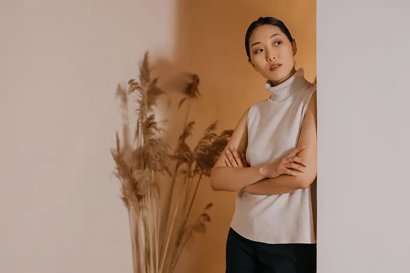 Sleeveless Turtleneck
